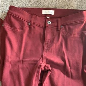 Lila Ryan Burgundy Jeans